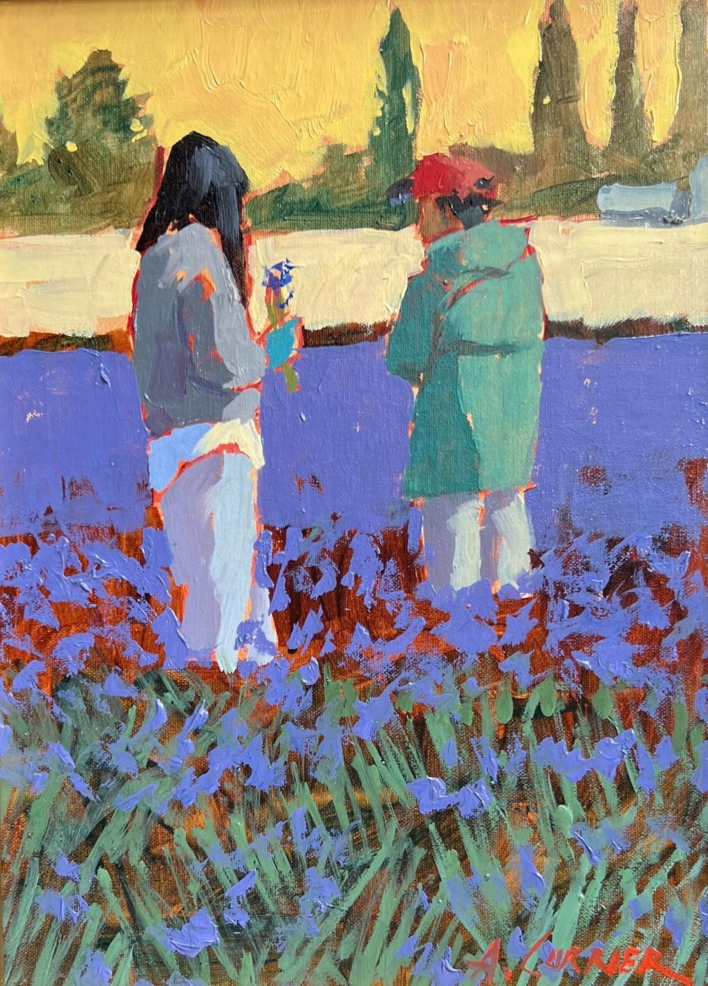 Flower Gathering 2025 by Alfred Currier by Alfred Currier
