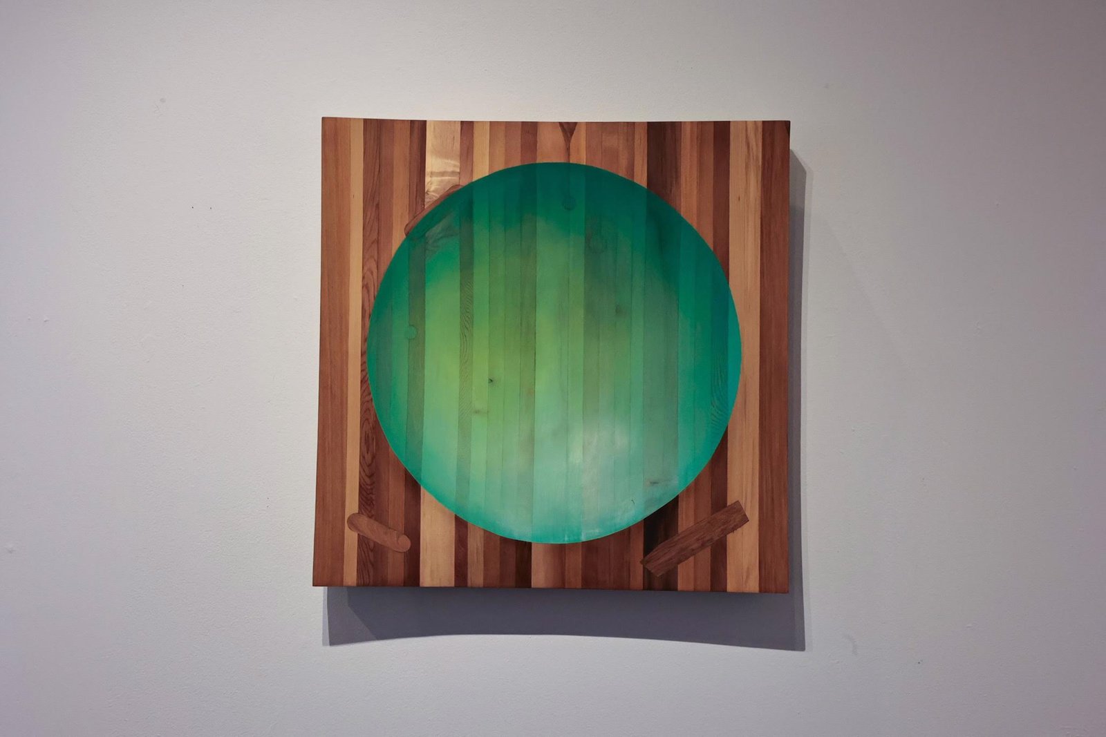 Entry Point Green Teal by Andy McConnell by Andy McConnell
