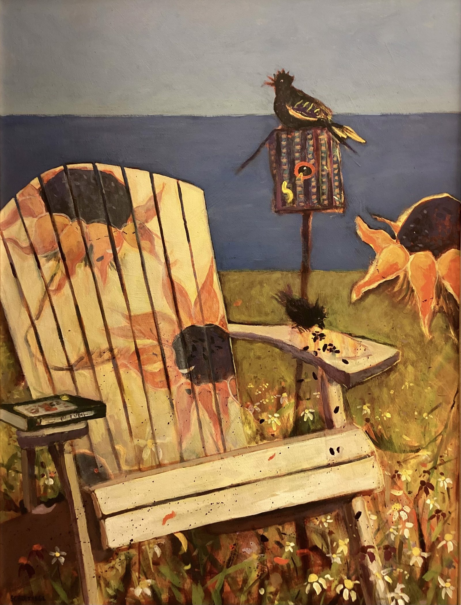 Into The Field of Sunflowers by Anne Schreivogl by Anne Schreivogl