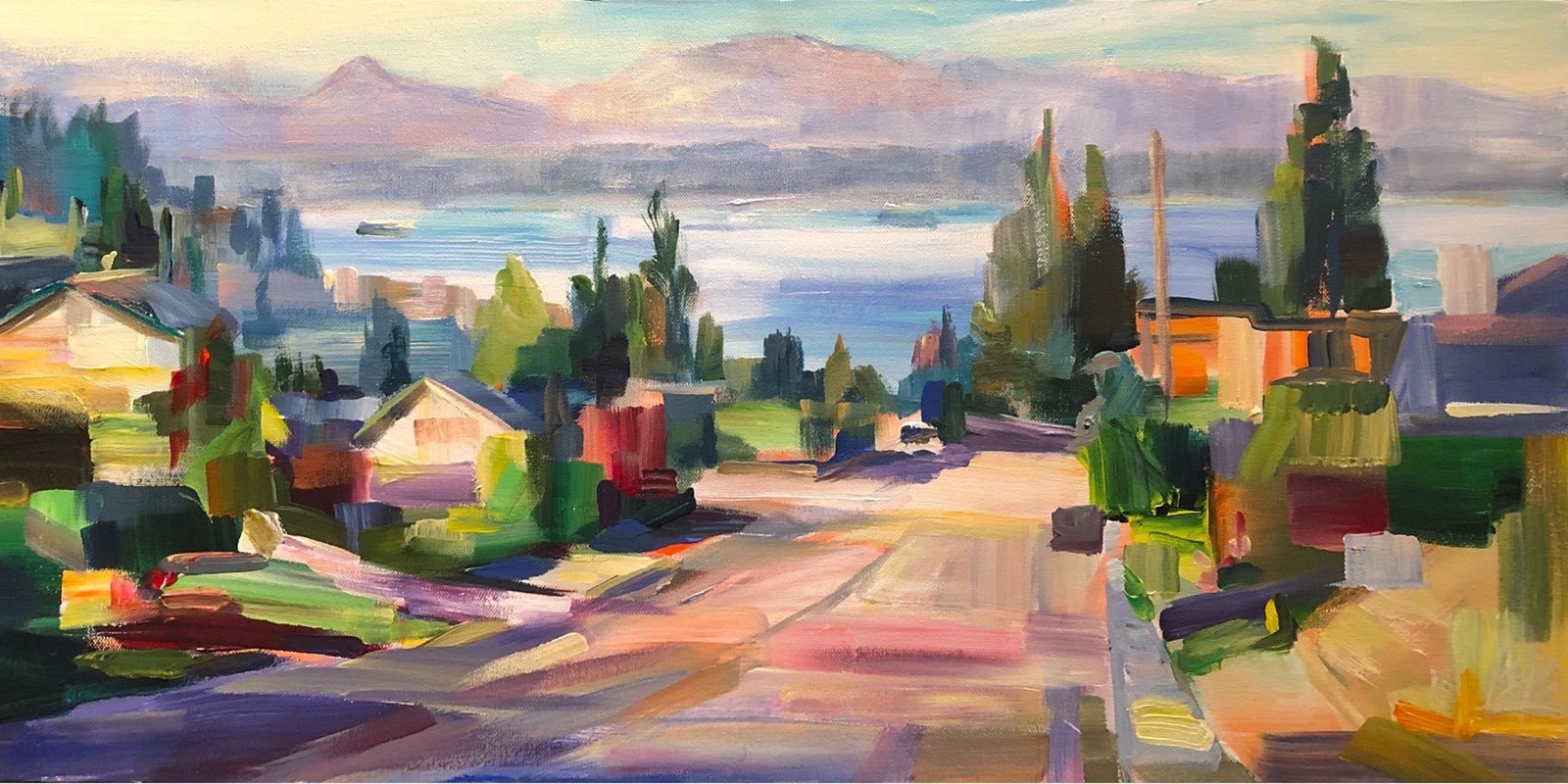 Ferry Land No.4 by Brooke Borcherding by Brooke Borcherding