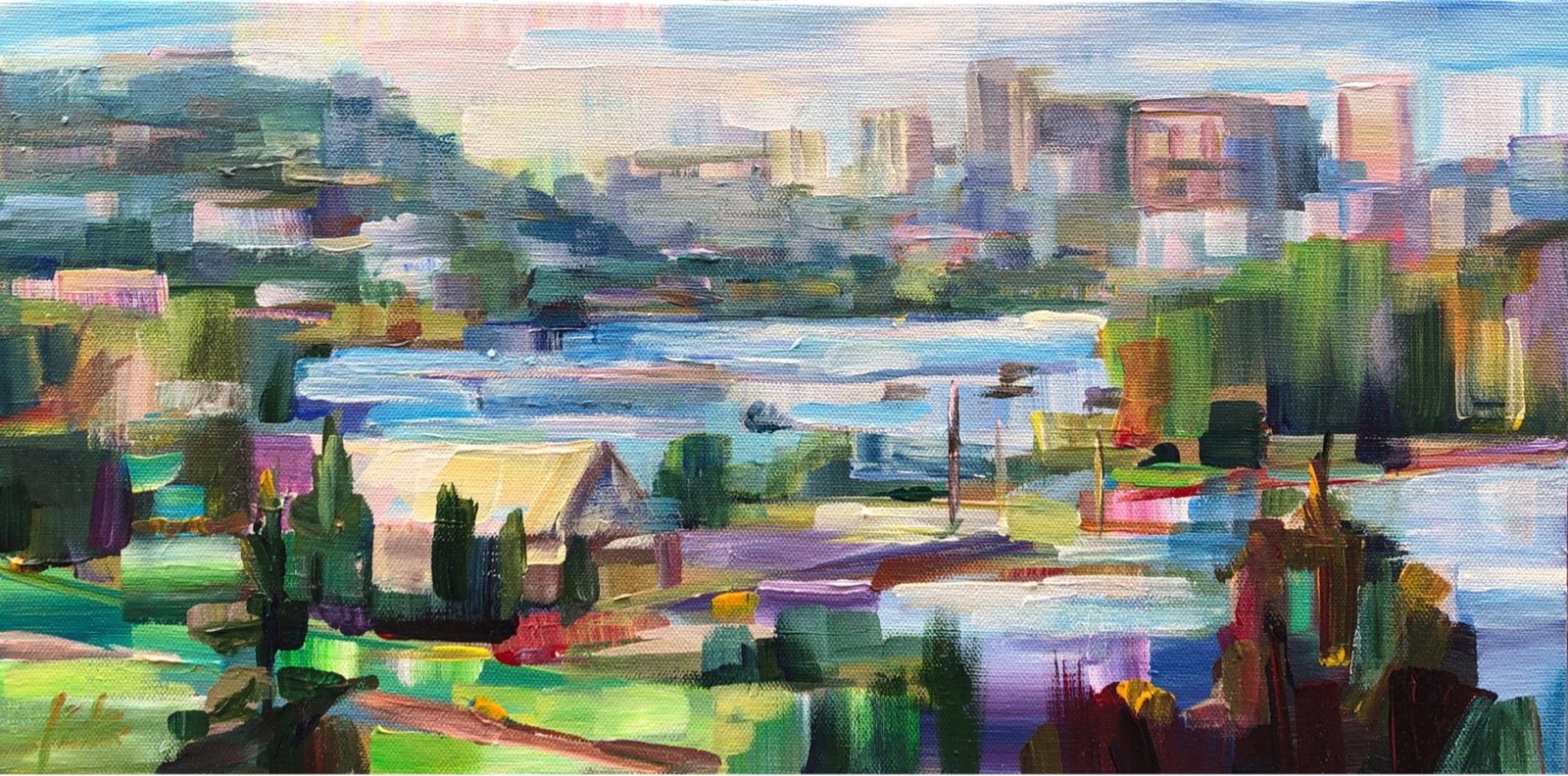 Pond Overlook by Brooke Borcherding by Brooke Borcherding