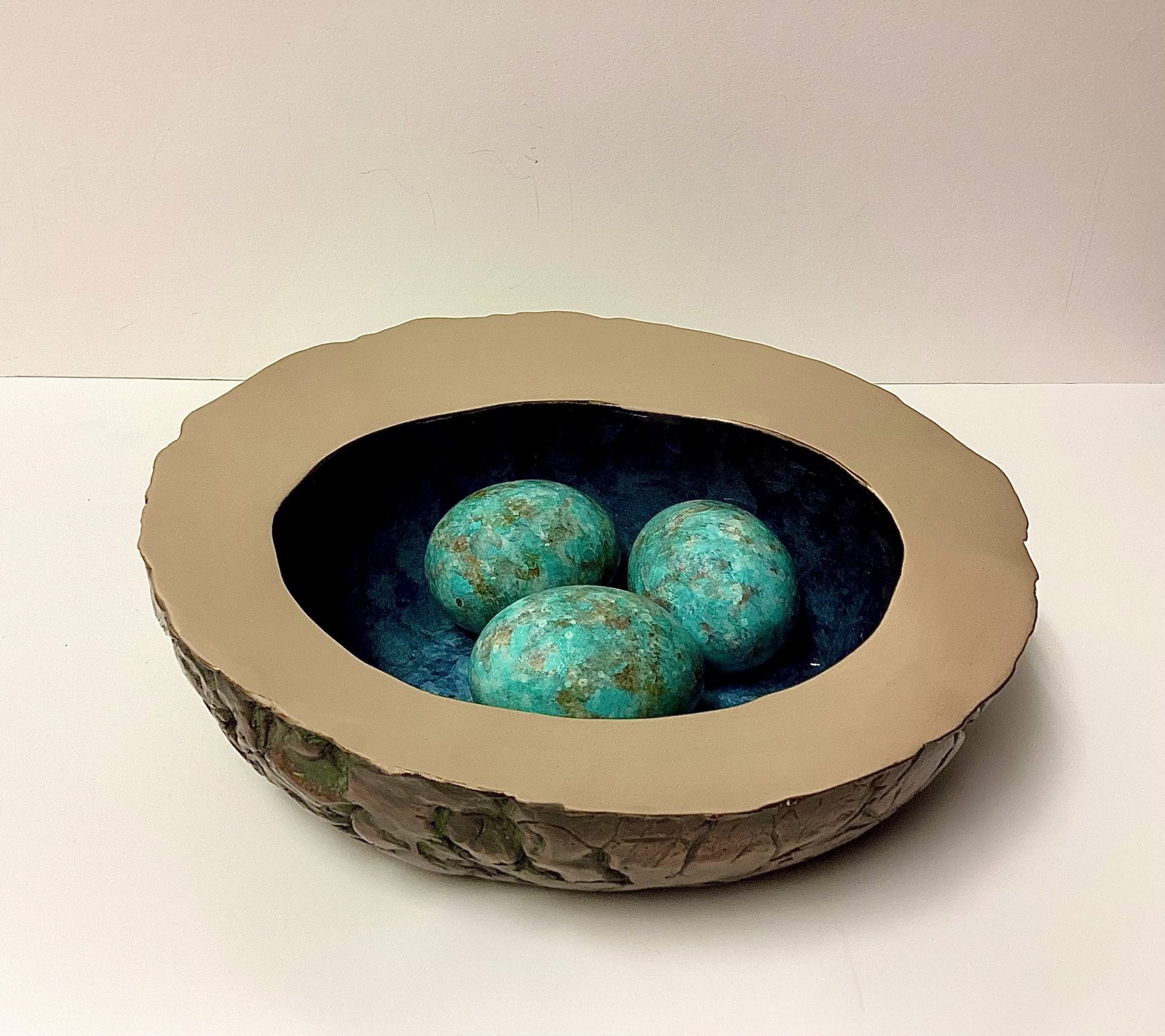Nest with Eggs by Barbara Duzan by Barbara Duzan