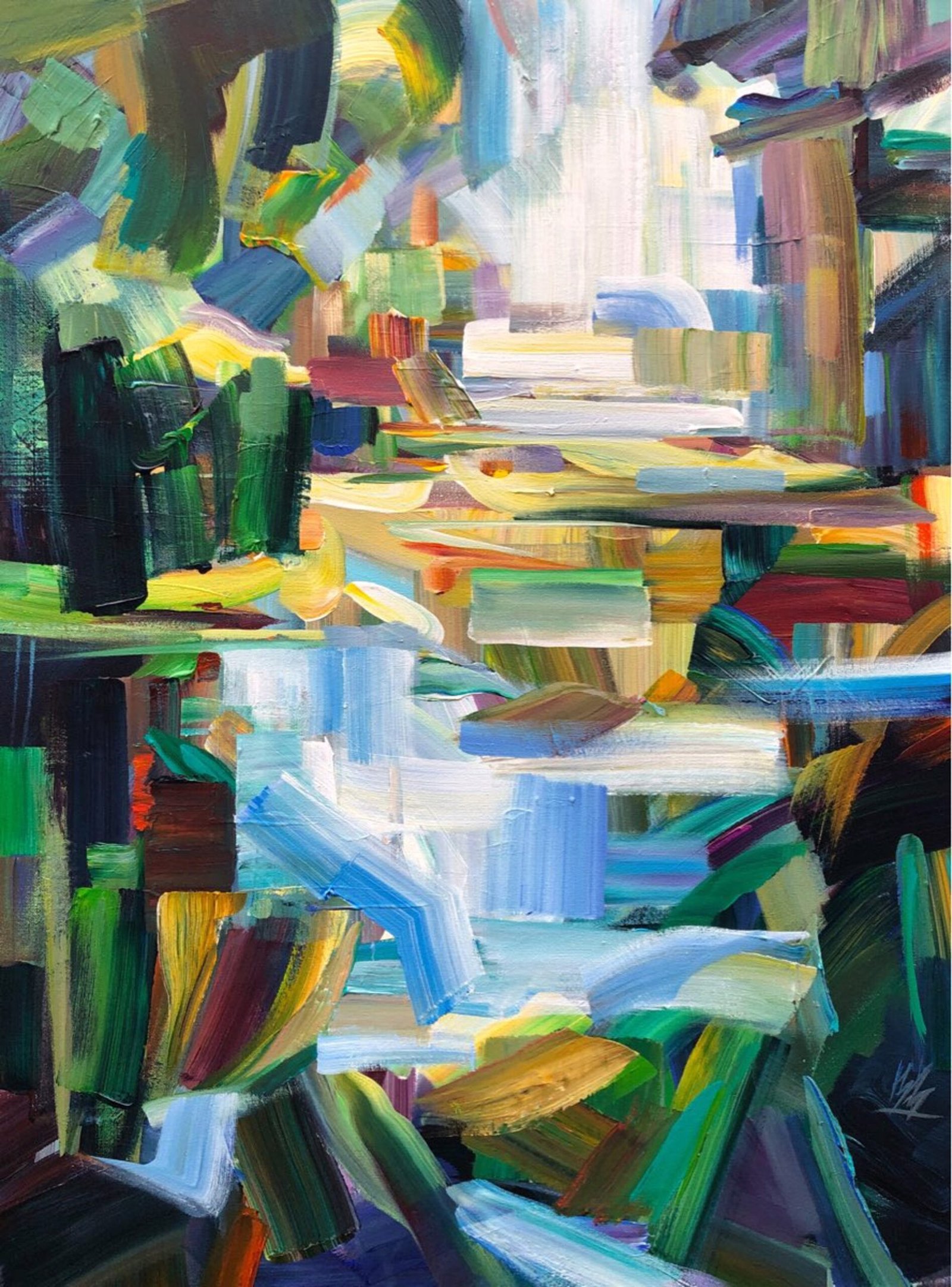 Beyond The Pond — Brooke Borcherding — Oil on Canvas
