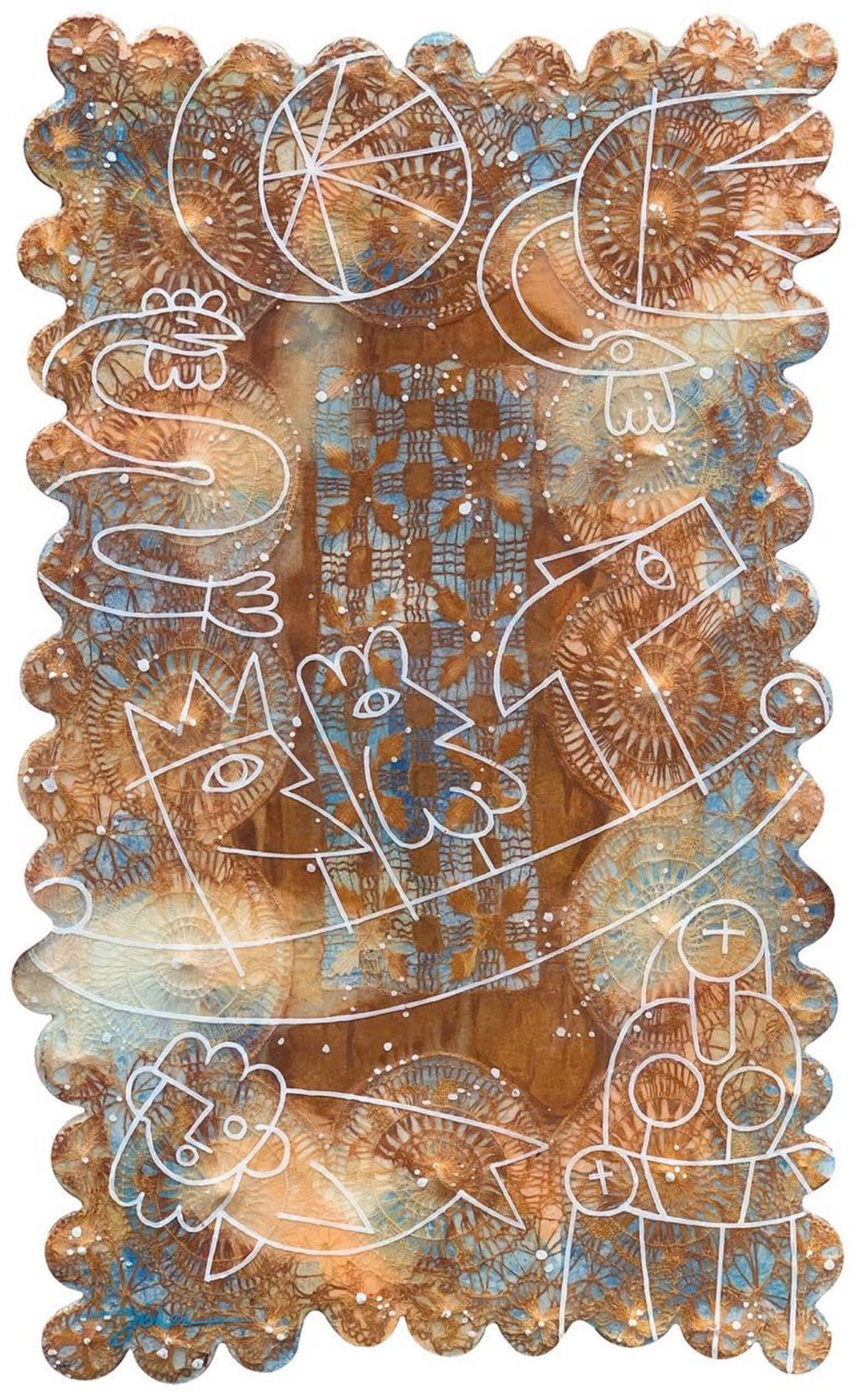 Sky Gods Over Babylon by  Brian Fisher by Brian Fisher