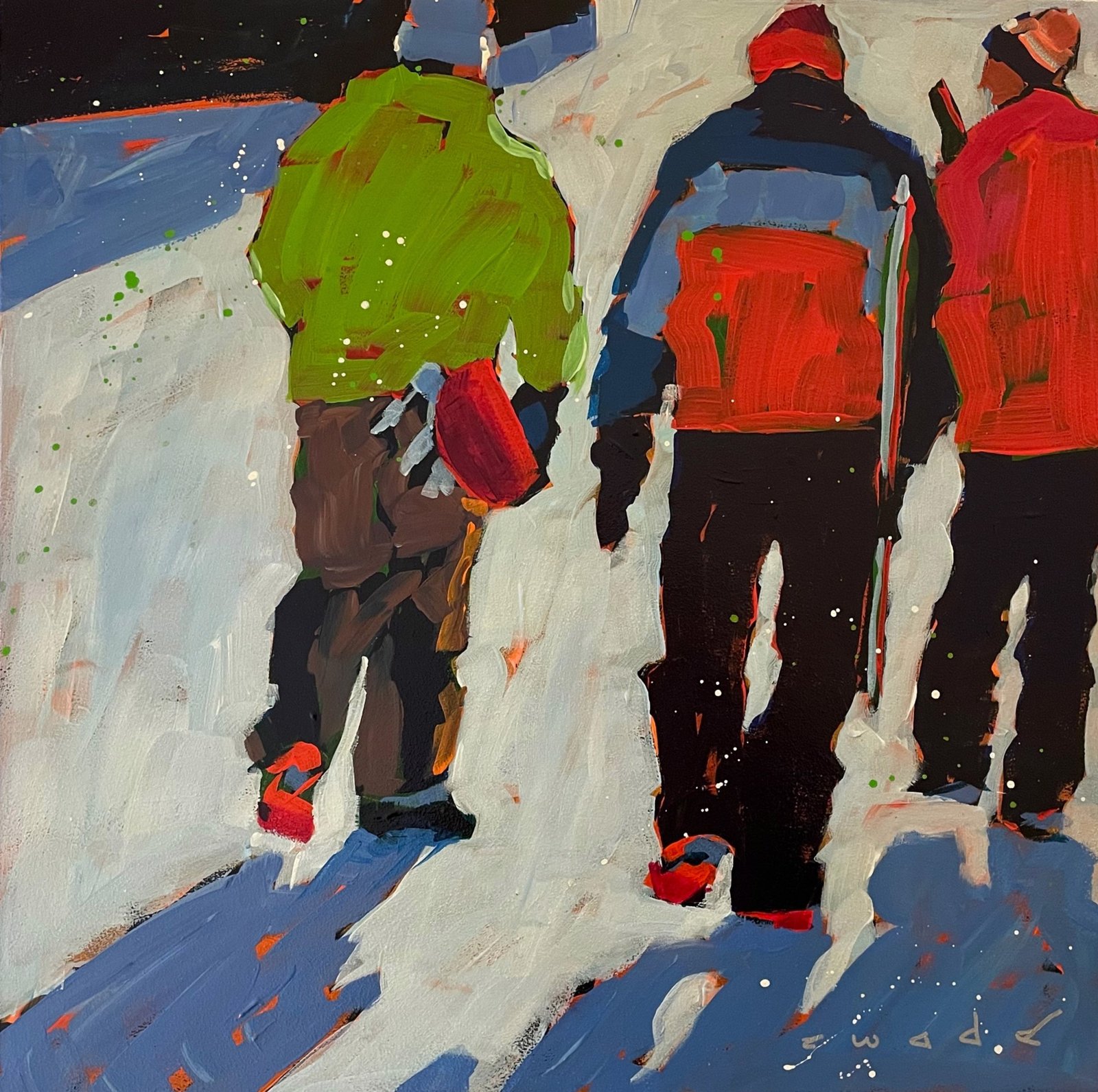 Three Riders by Carol Wade by Carole Wade