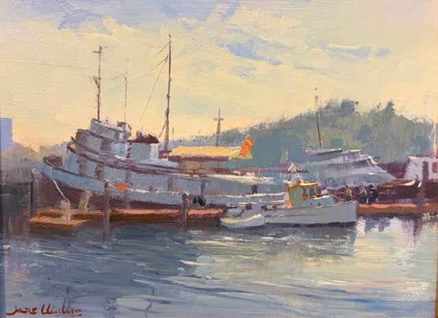 Harbor Day Afternoon By Jane Wallis by Jane Wallis