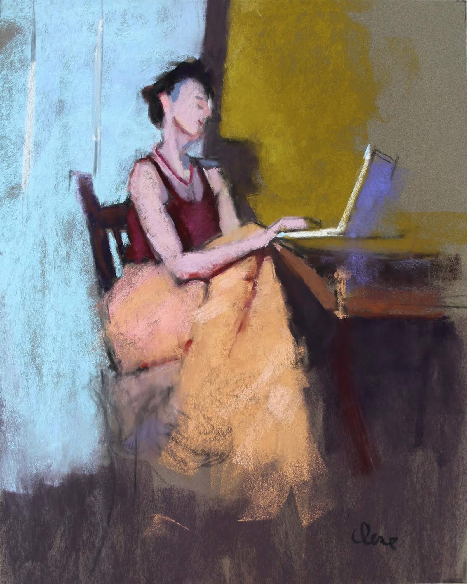 Chat Room by  Ilene Gienger Stanfield by Ilene Gienger-Stanfield