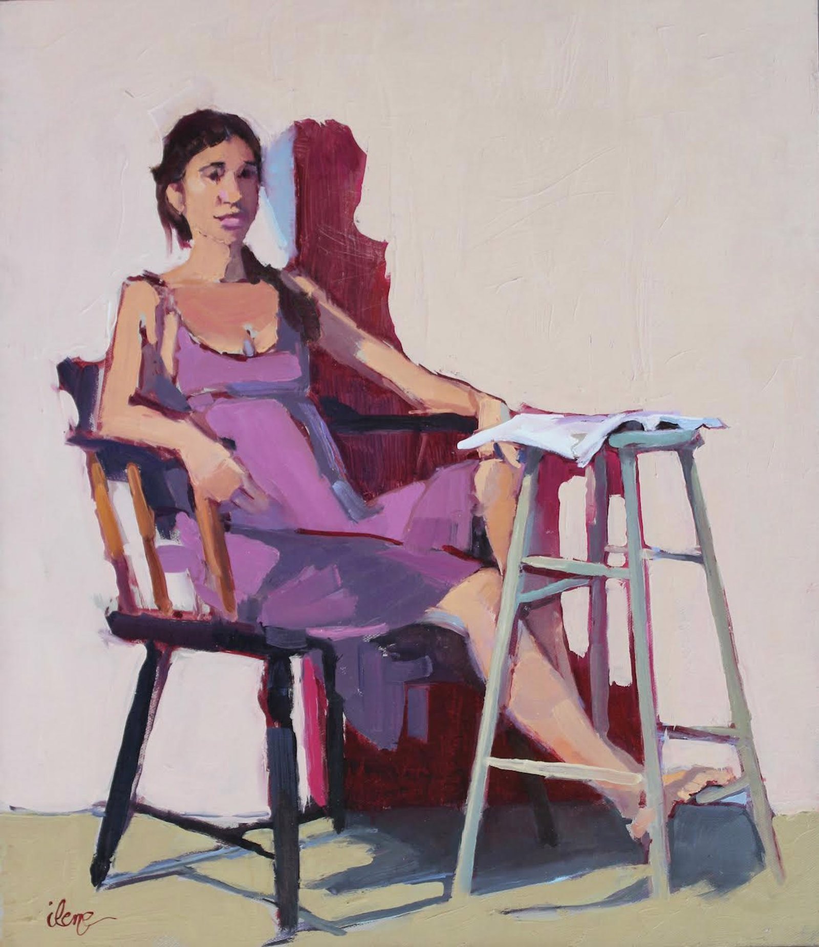 Red Shadow by  Ilene Gienger Stanfield by Ilene Gienger-Stanfield