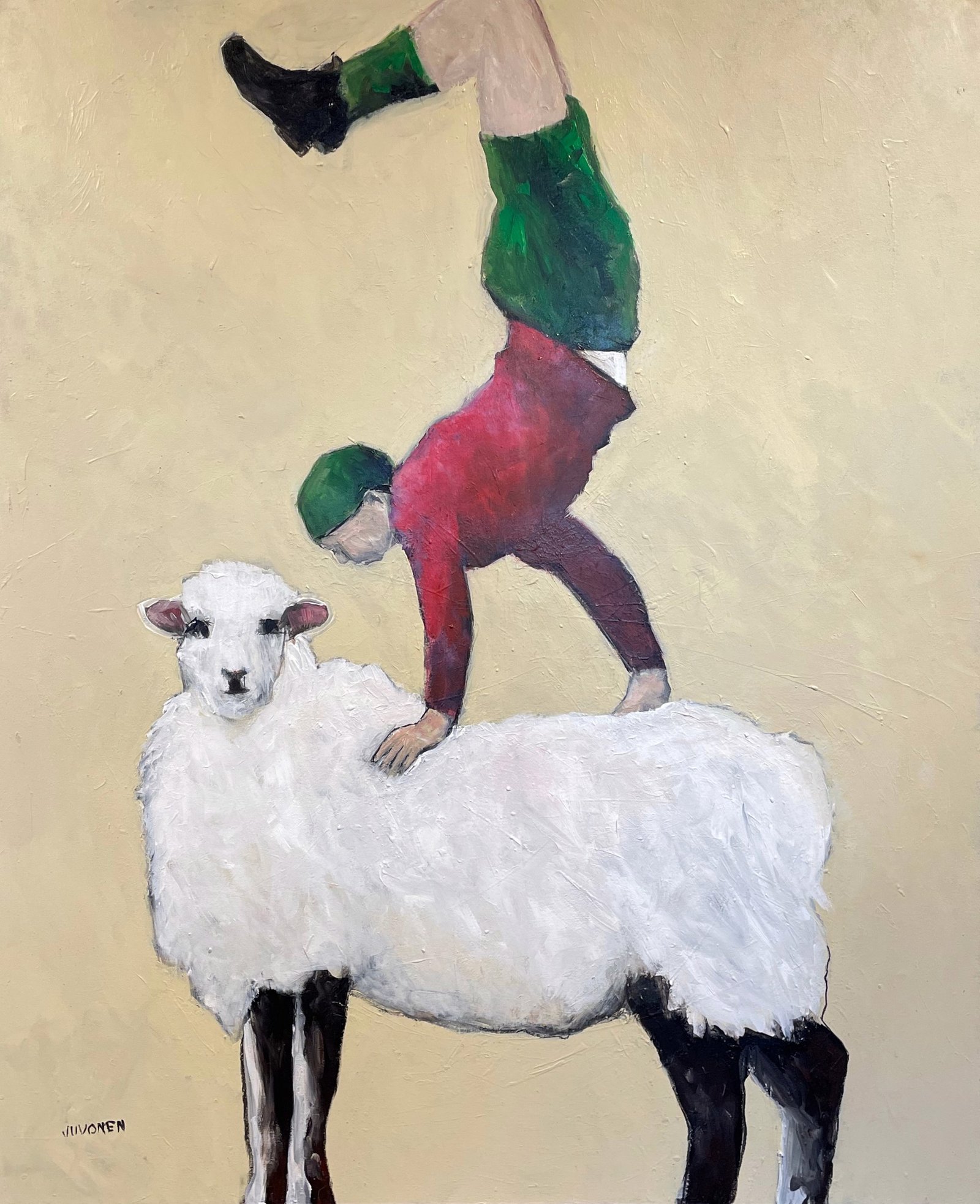 On the Lamb — Peter Juvonen — Oil on Canvas