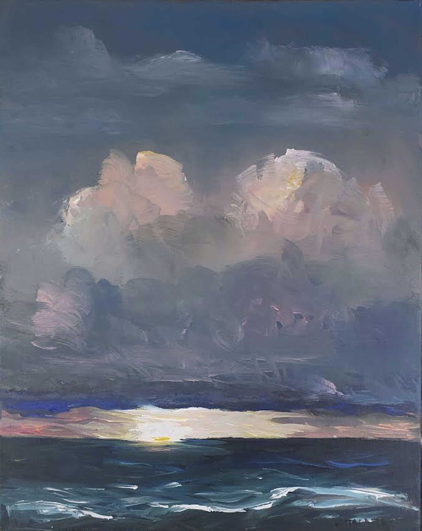 Pink Sunset — Peter Juvonen — Oil on Canvas