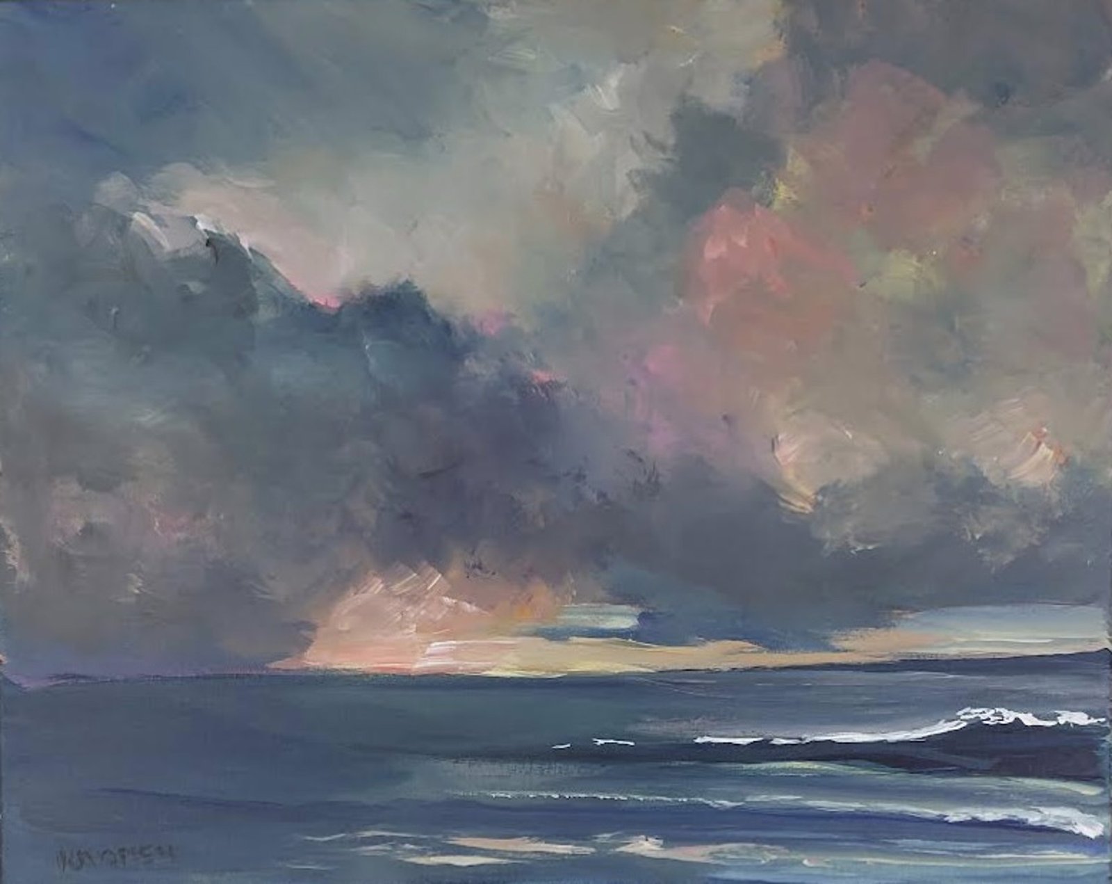 Storm off Shore — Peter Juvonen — Oil on Canvas