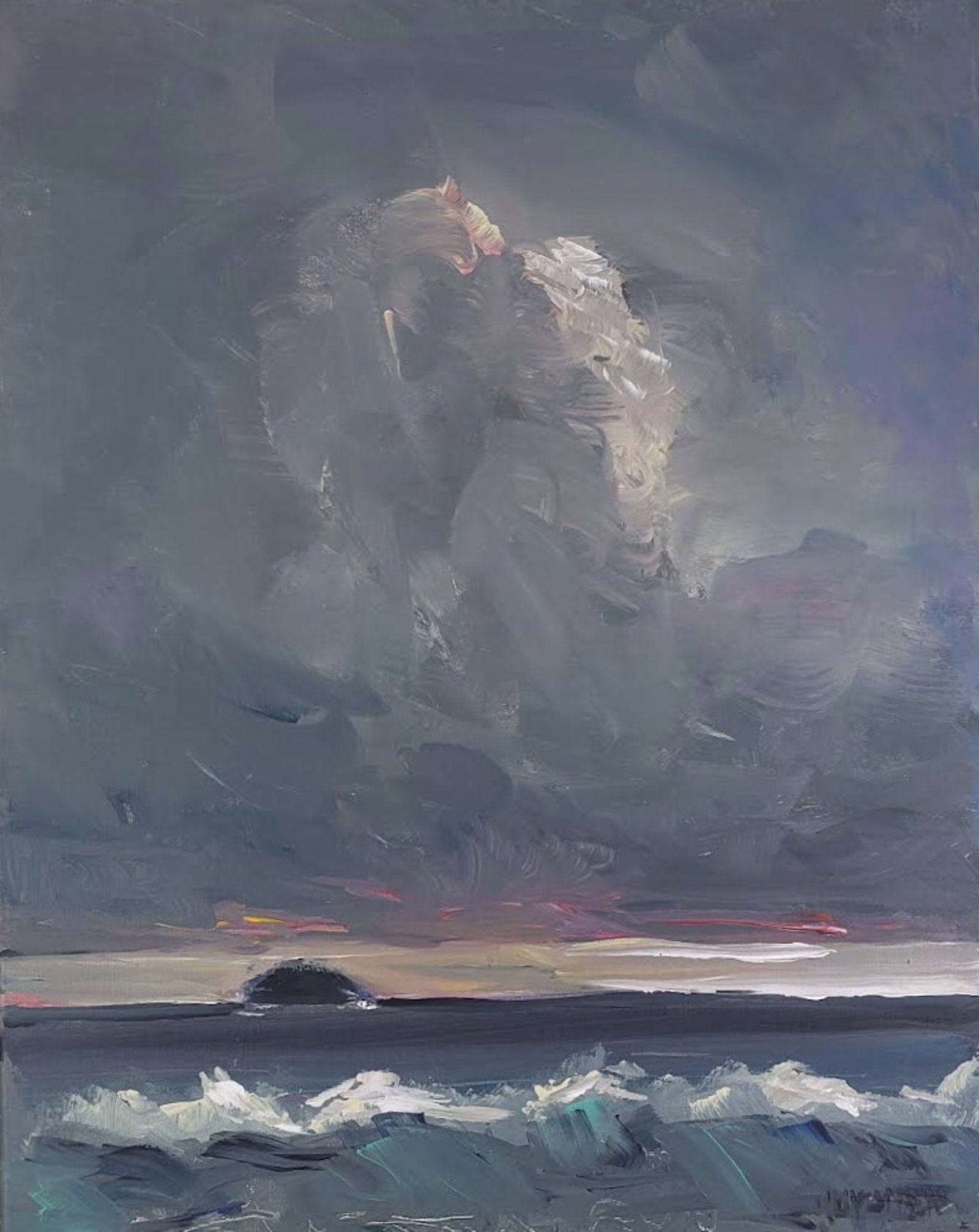 Stormy Isle — Peter Juvonen — Oil on Canvas