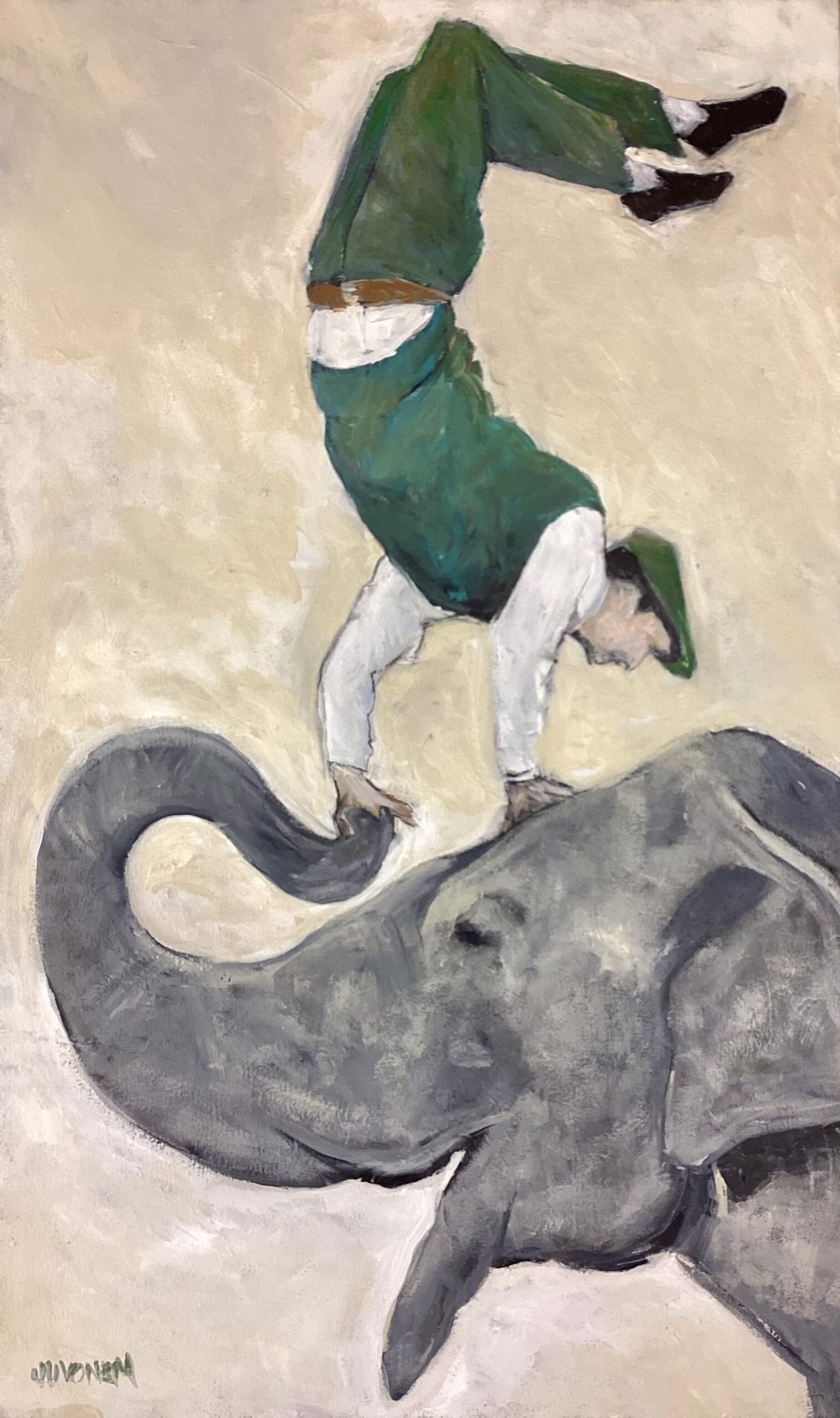 The Laughing Elephant — Peter Juvonen — Oil on Canvas