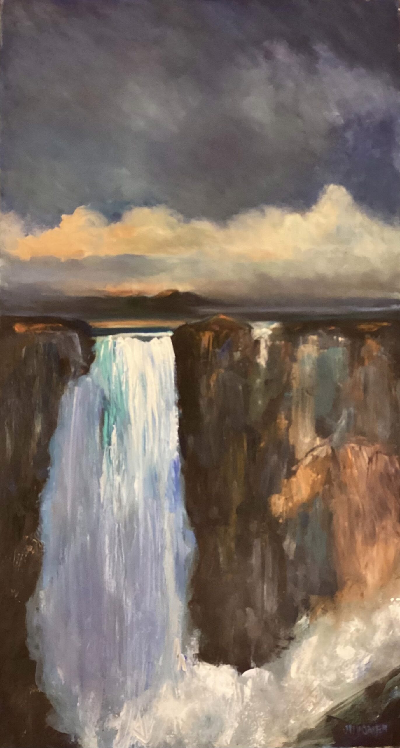 Water Fall — Peter Juvonen — Oil on Canvas