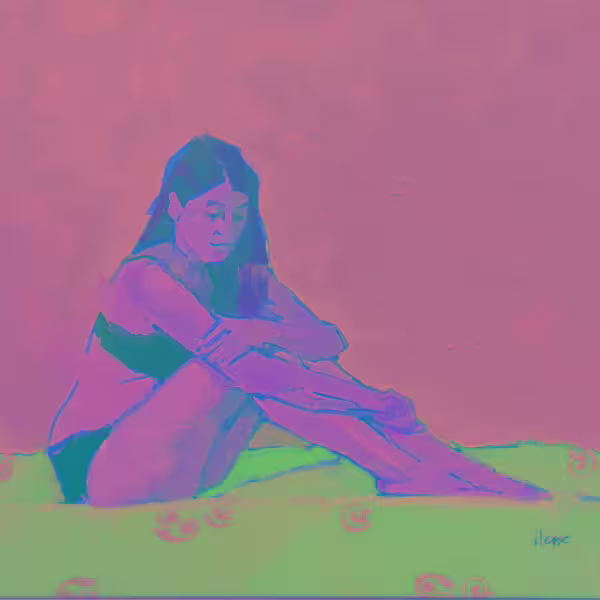 Meditative by  Ilene Gienger Stanfield by Ilene Gienger-Stanfield