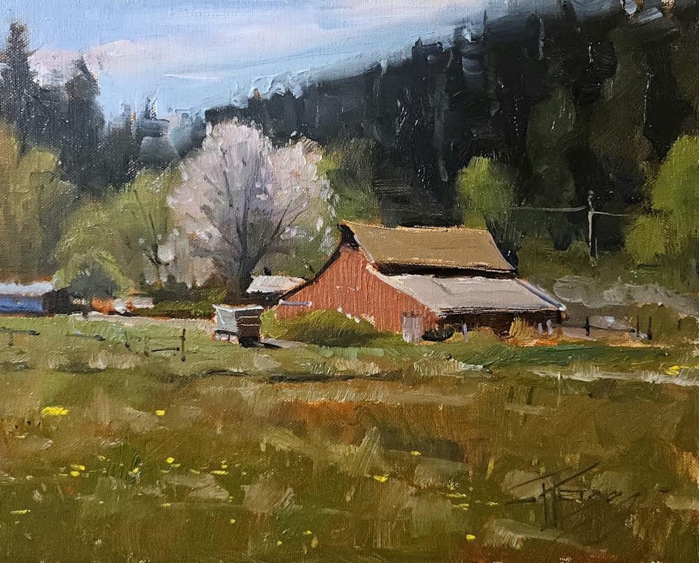 Spring Barn by Robin Weiss
