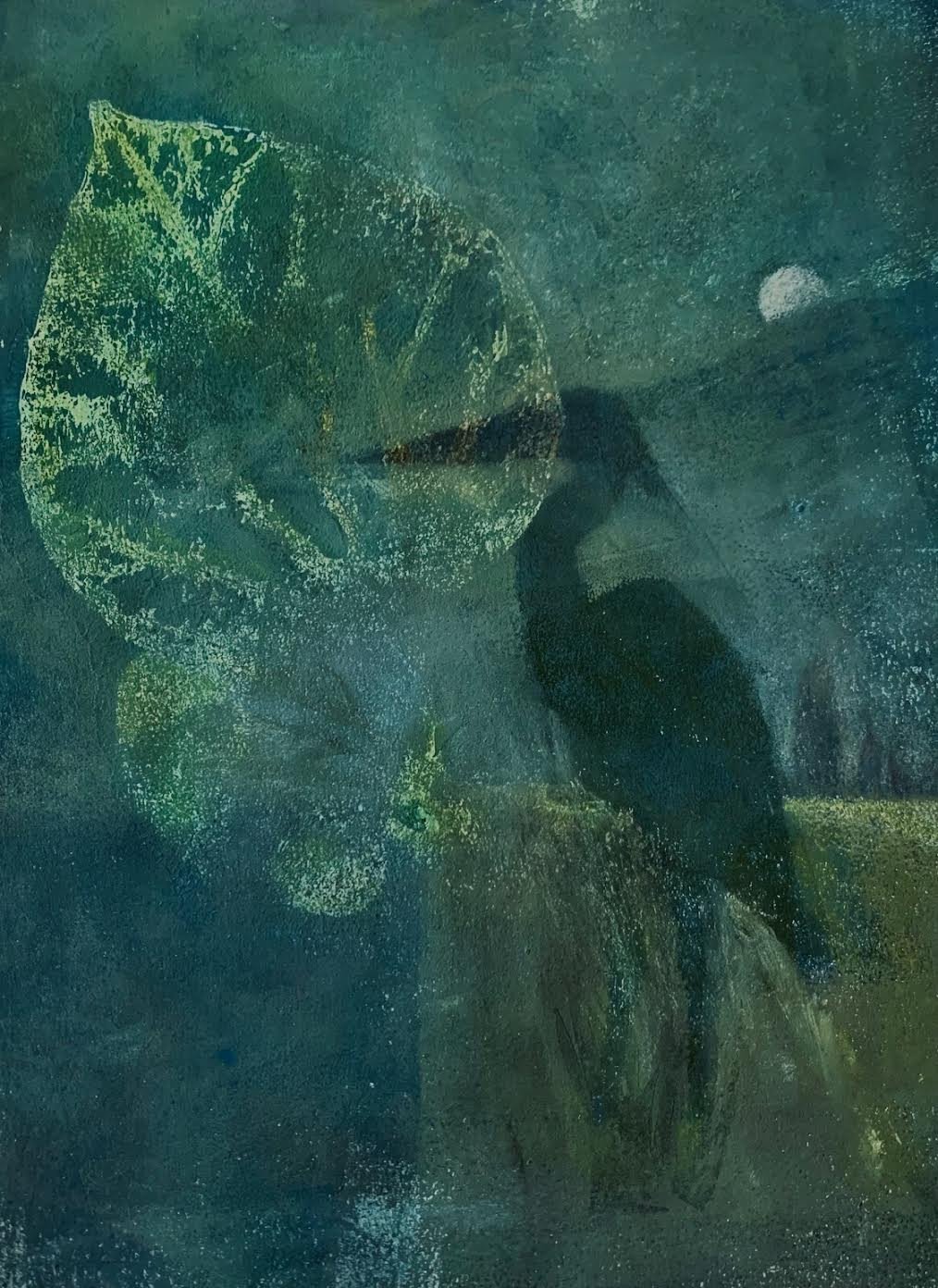Heron Waiting by Pamela Wachtler