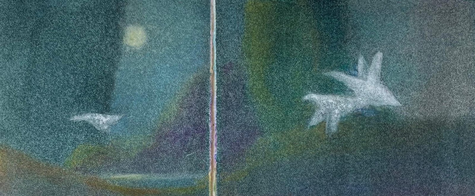 In Flight (Snow Geese) by Pamela Wachtler by Pamela Wachtler