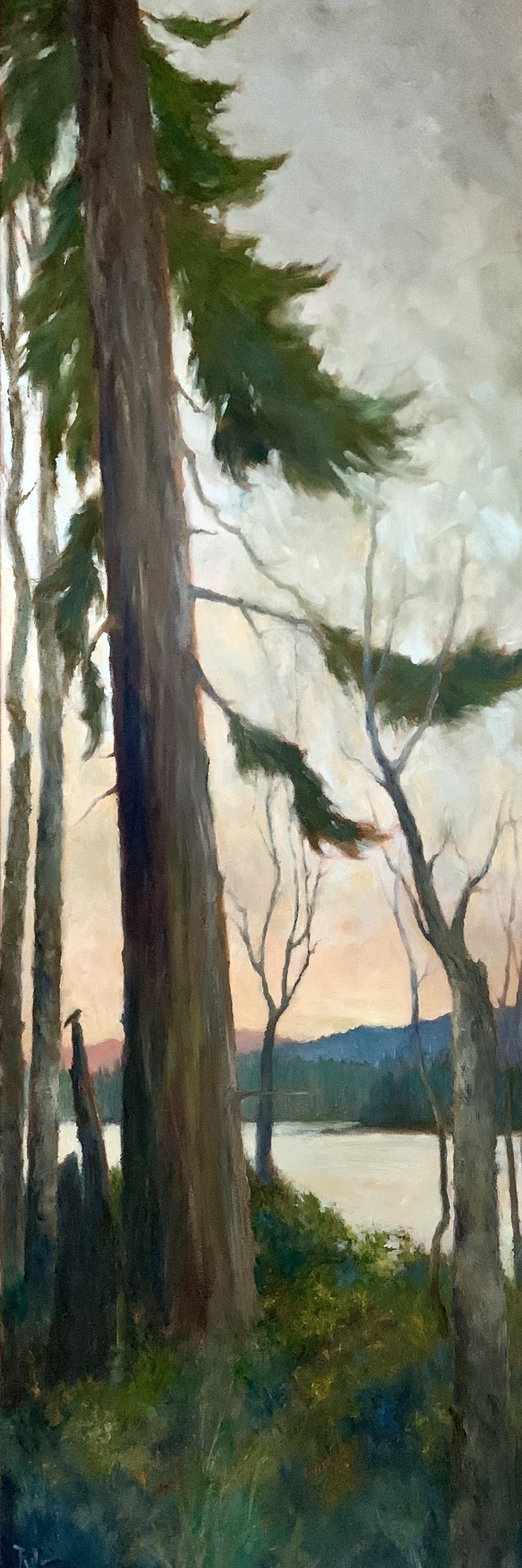 Island Evening by Pamela Wachtler by Pamela Wachtler