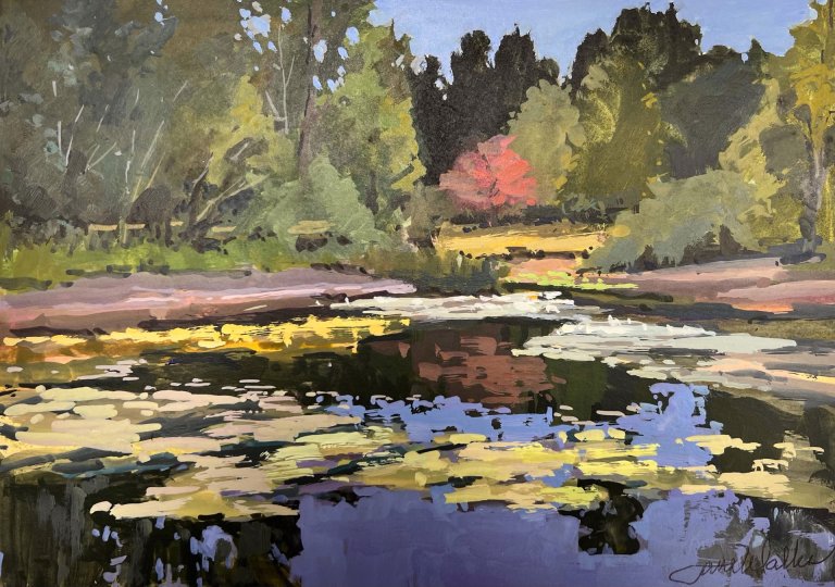 Overcast Day at Battle Point Park by Jane Wallis