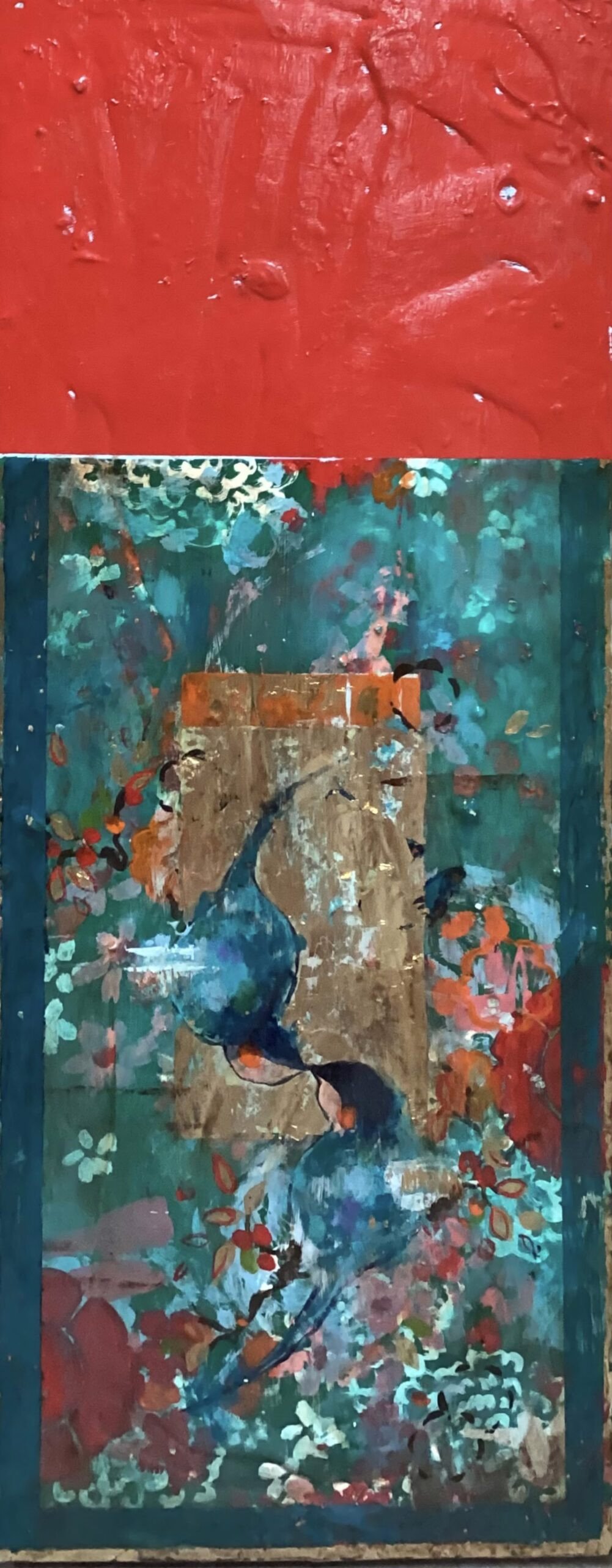 And Here There Was You — Kathe Fraga — Mixed Media, Acrylic and Found Objects on Canvas