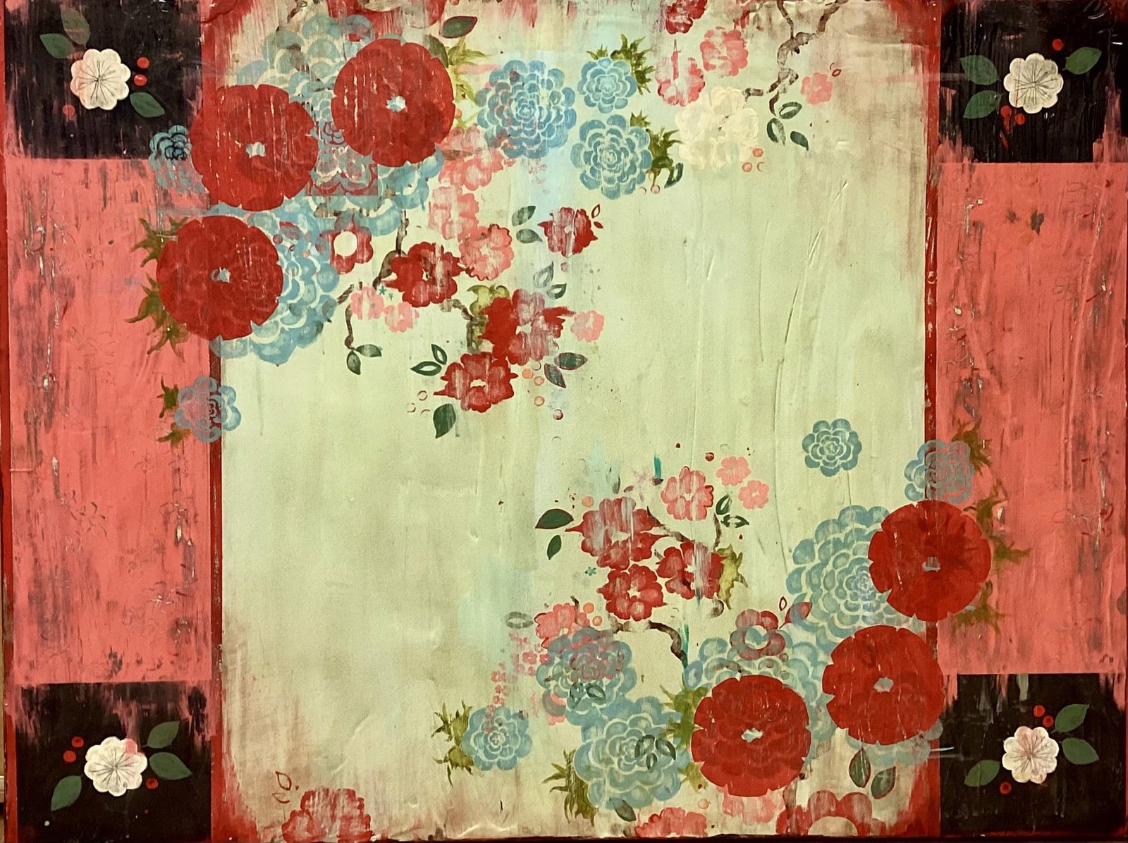 Pink Kimono, Red Perfume by Kathe Fraga by Kathe Fraga
