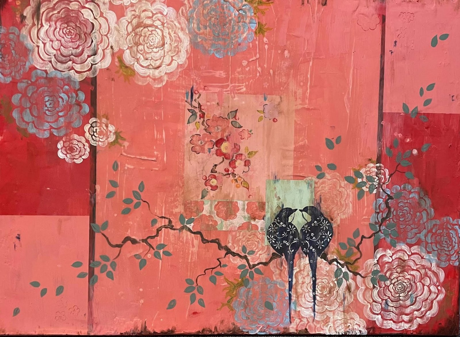 Rose Et Rouge by Kathe Fraga by Kathe Fraga