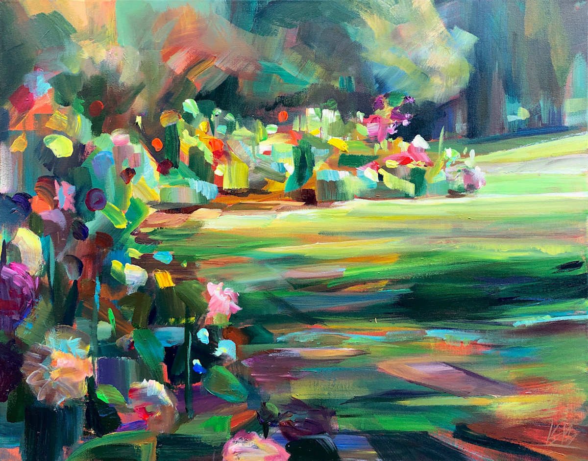 Light In The Garden by Brooke Borcherding by Brooke Borcherding