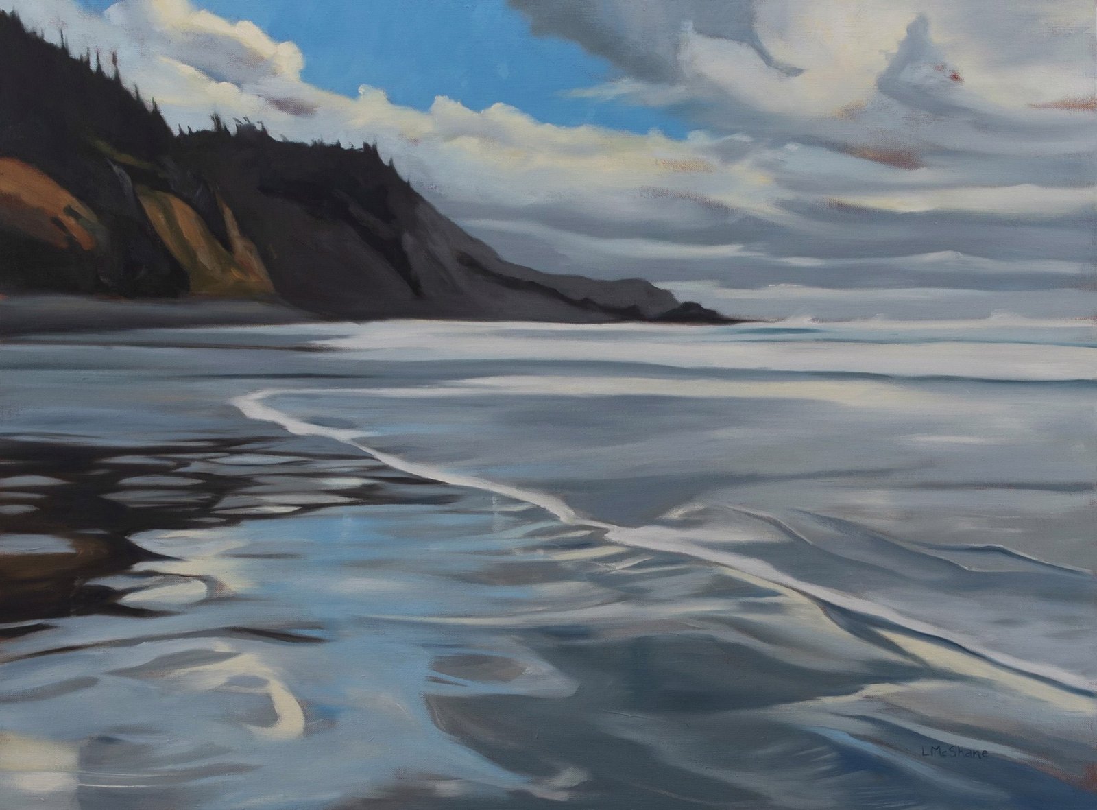 Silver Point In The Wind, 2024 by  Lisa McShane by Lisa McShane