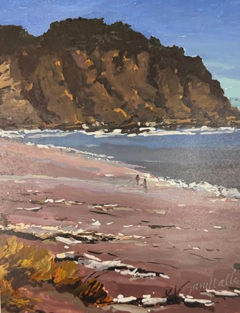 Low Tide Beach by Jane Wallis by Jane Wallis