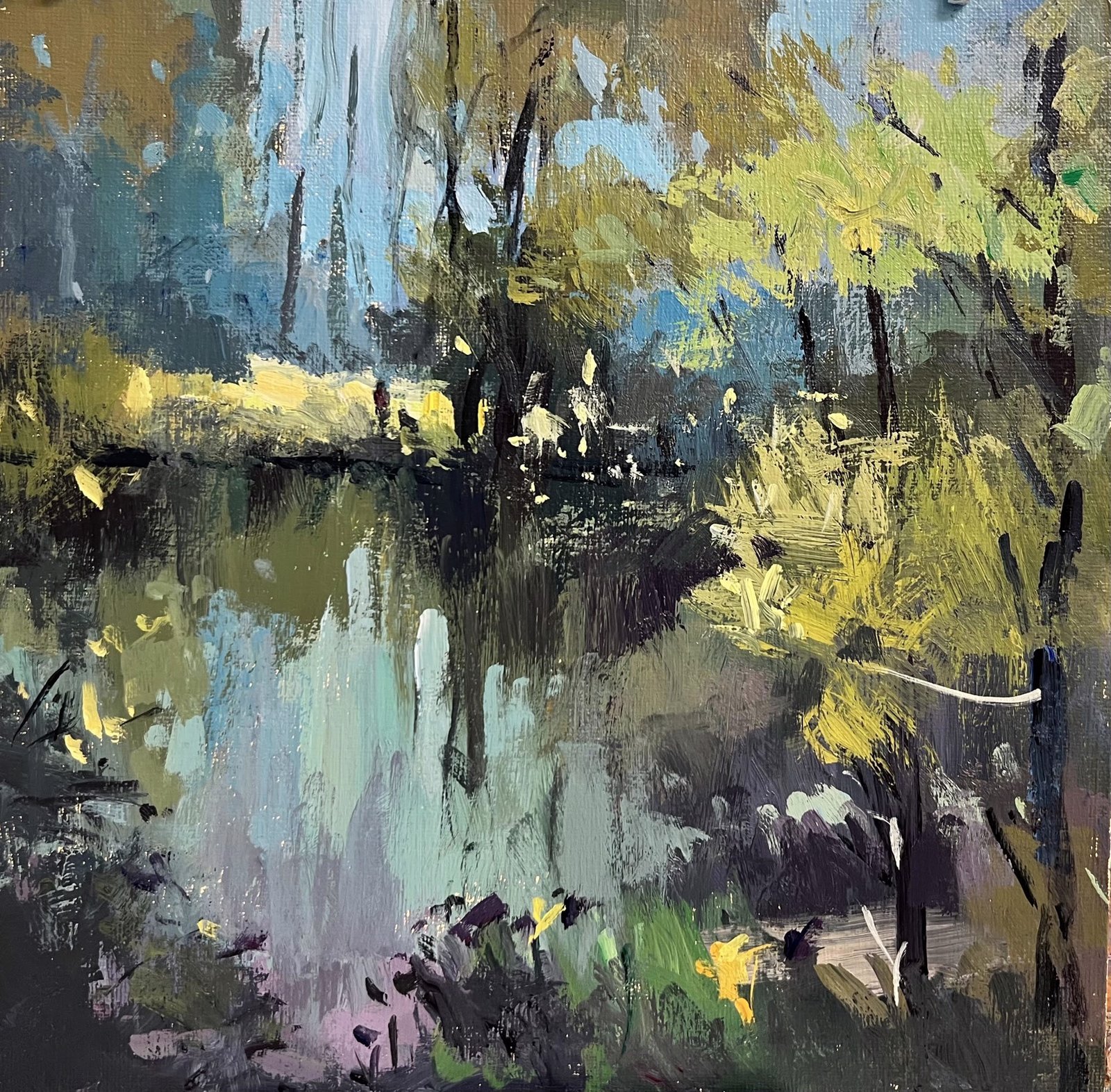 Lower Pond At Bloedel Reserve by Jane Wallis by Jane Wallis