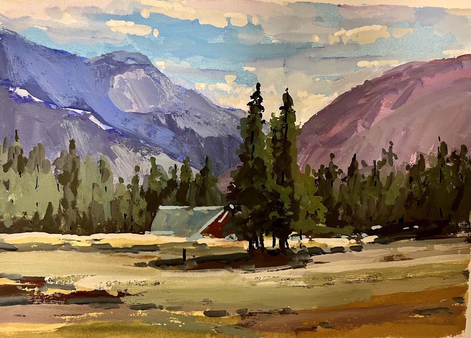 Mountain Retreat by Jane Wallis by Jane Wallis