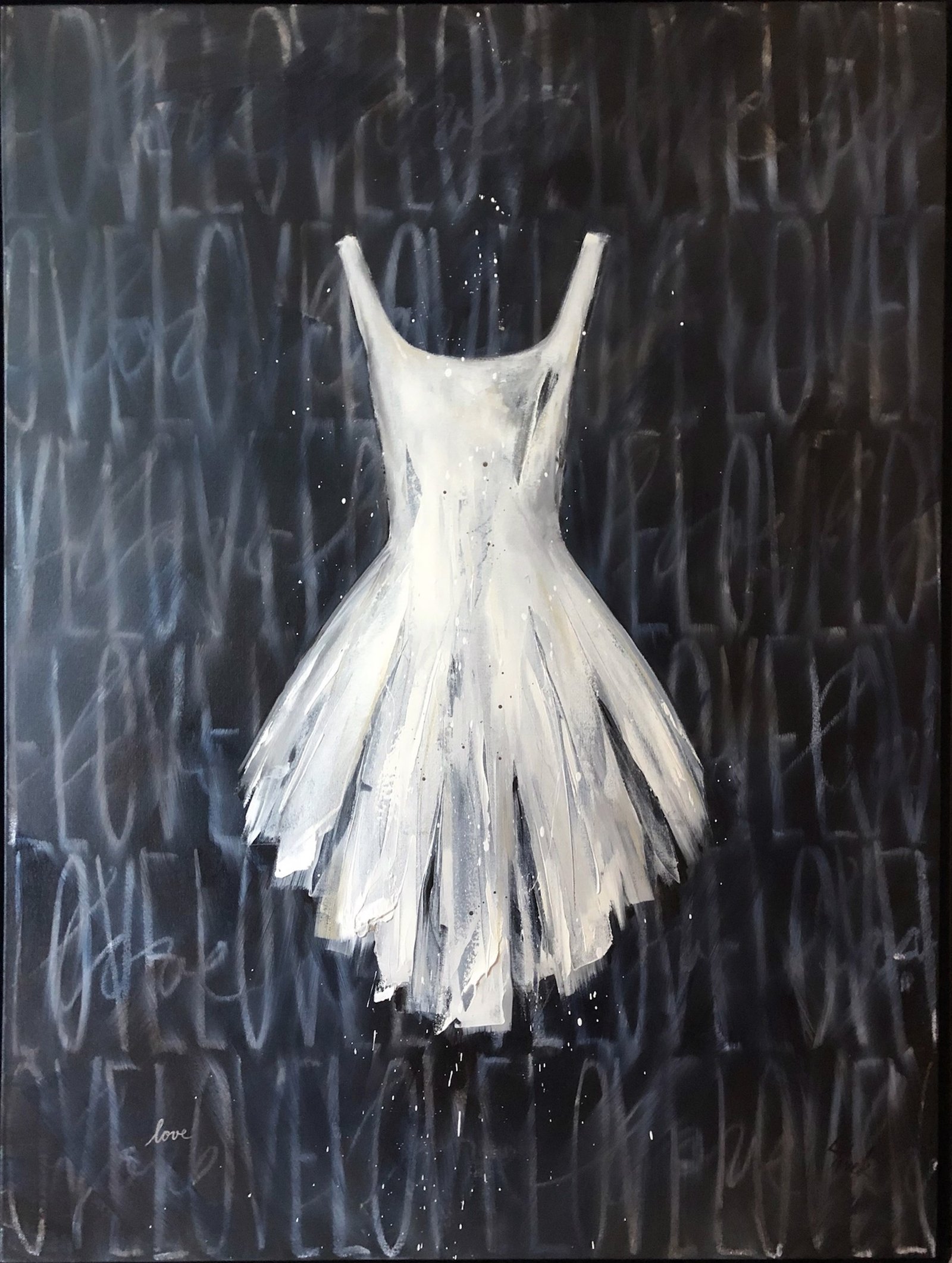White & Blue, “Love” by  Marketa Sivek by Marketa Sivek