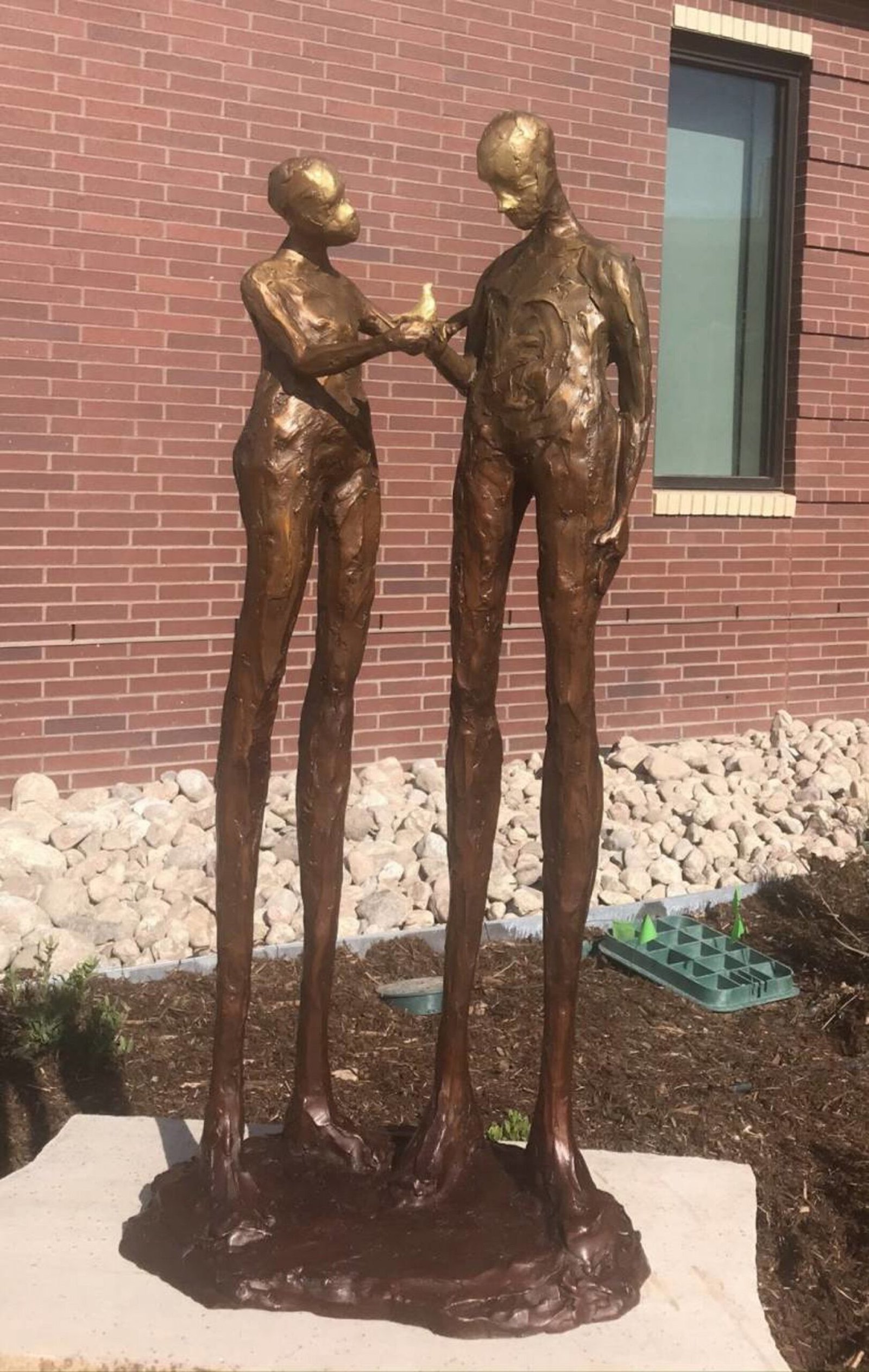 Offering Hope — Lorri Acott — Bronze Sculpture