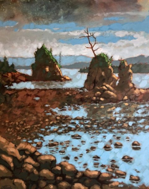 Three Sisters’ Oregon Coast by Paul Polson