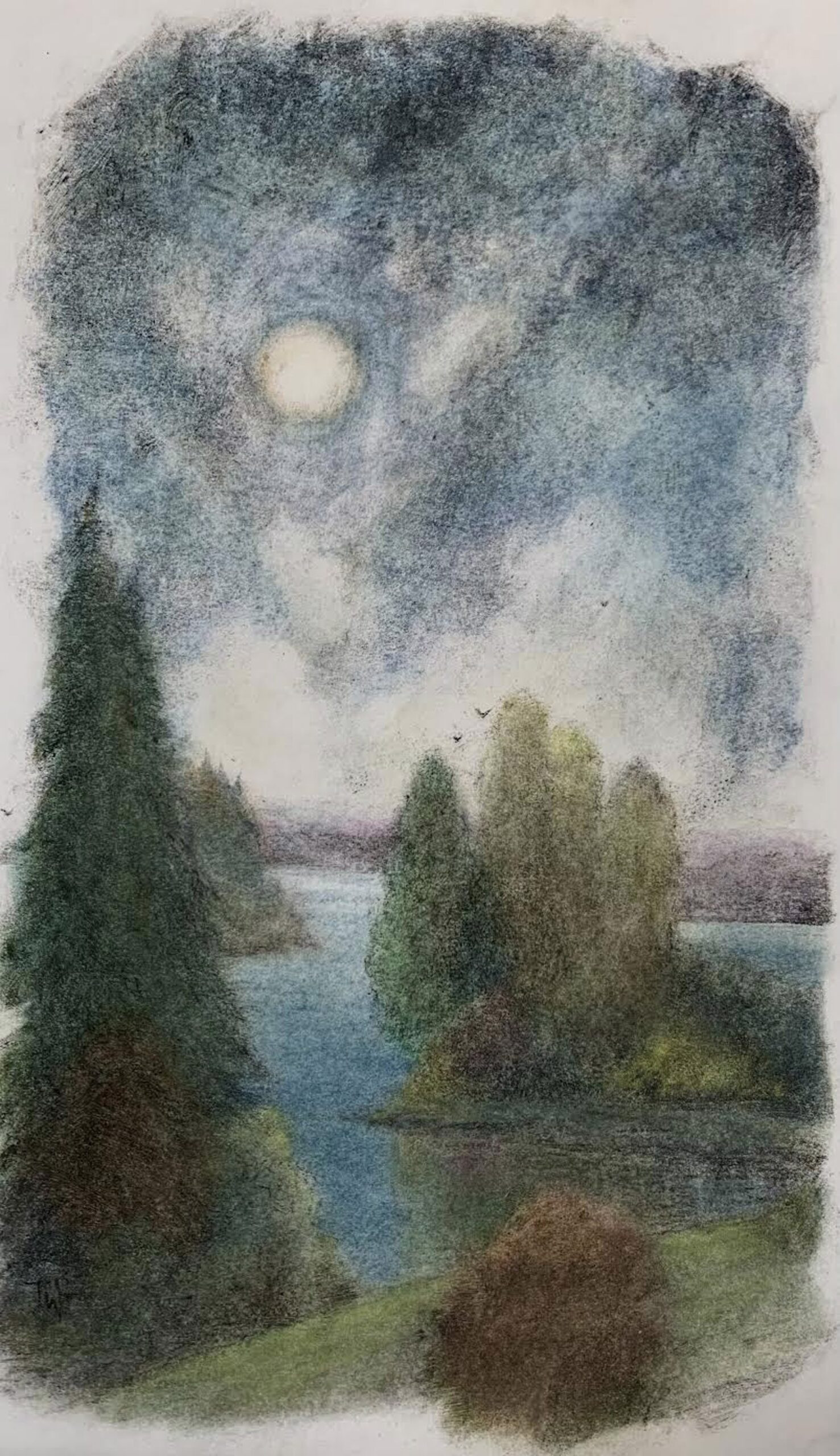 Moon On The Rise by Pamela Wachtler