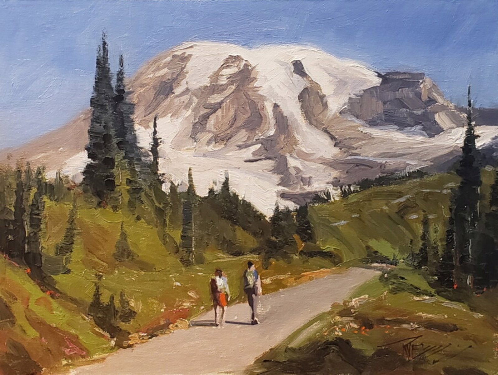 Hiking in Paradise by Robin Paul Weiss by Robin Weiss