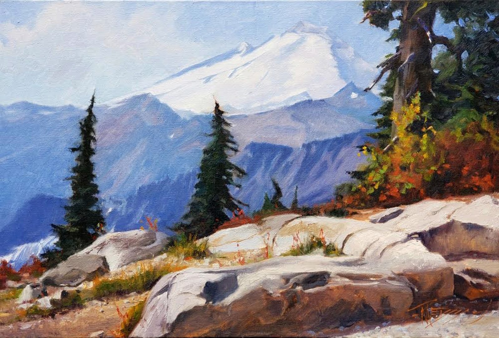 Mount Baker, Artists Point by Robin Paul Weiss by Robin Weiss