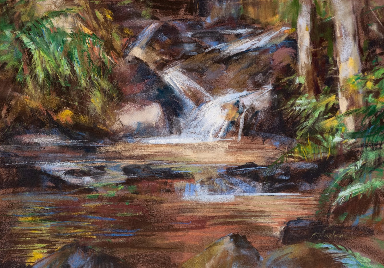 Gold Creek Falls, 2024 by Randena Walsh by Randena Walsh