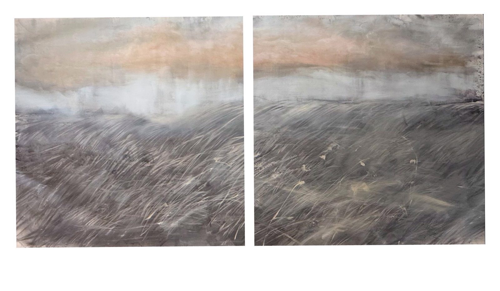 Windswept I and Windswept II by Theresa Gray
