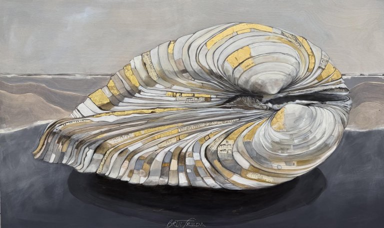 The Kiss (Geoduck Shells) by Britt Freda