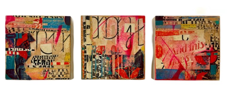Untitled (Triptych) by Elizabeth Hilton